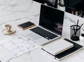 Gray Laptop on the Table